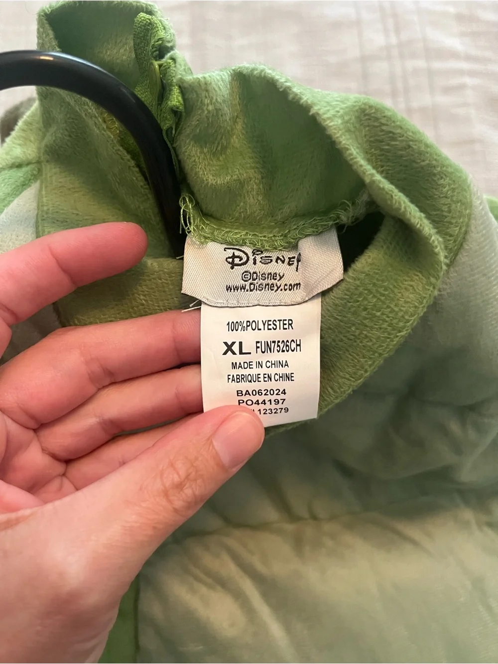 Disney Kids XL (fits small adult) Tick-Tock the Crocodile costume Peter Pan